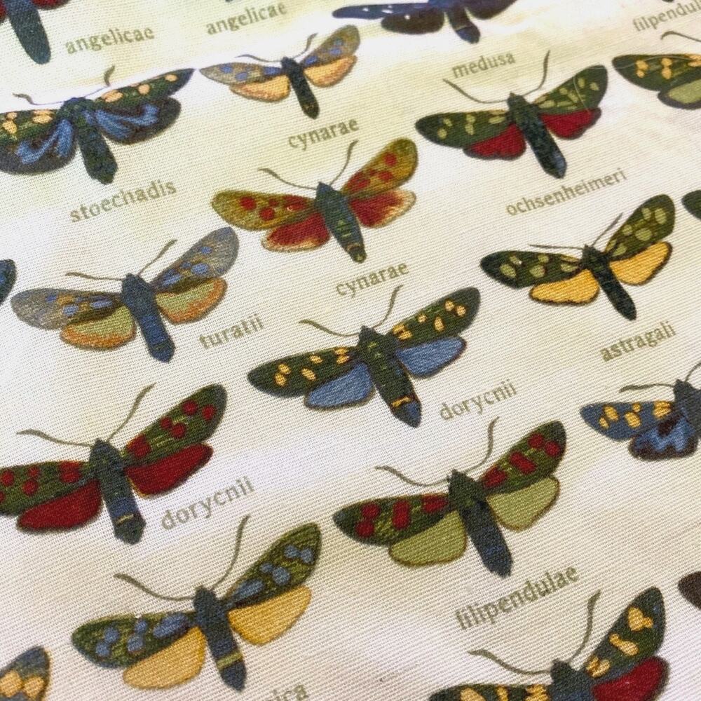 Pottery Barn Pillowcase Butterfly all over Print Retired Rare 16x26 Moth Insect